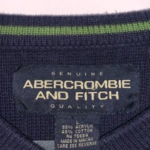 Blue Abercrombie and fitch Mens sweater 🍂